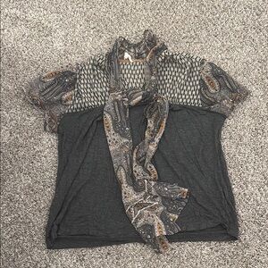 Anthropologie Mixed Media Blouse